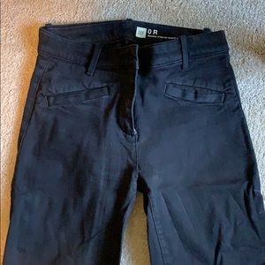Gap black skinny crop